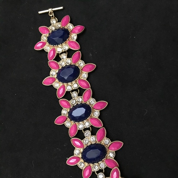 J. Crew Jewelry - Jcrew bracelet - pink and navy